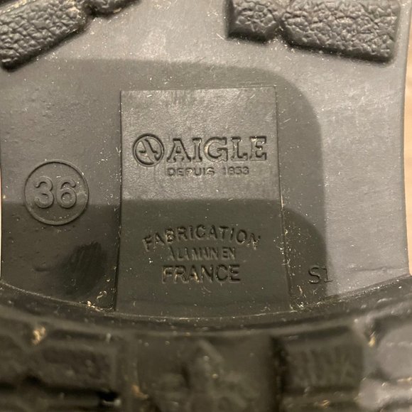 Aigle Macadames Rain Boots Size 36 (US 5) - Picture 3 of 3